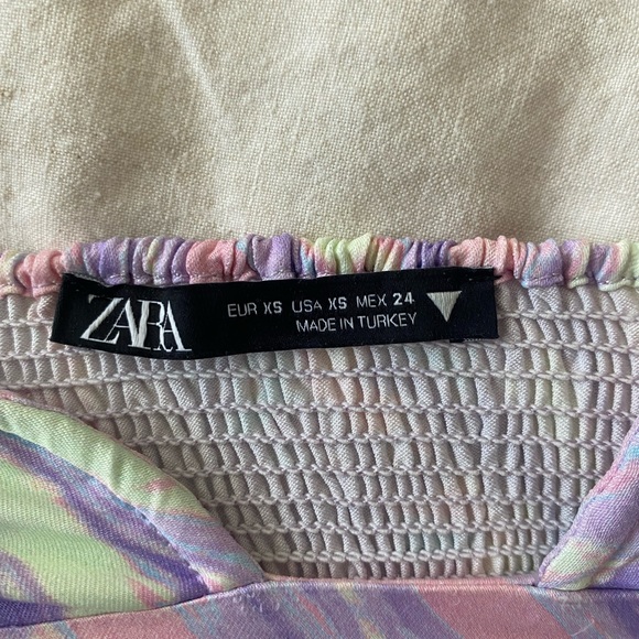 Fun colourful Zara top, never worn - Picture 5 of 5